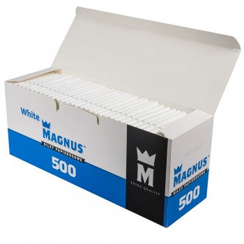Tuburi pentru tigari MAGNUS 500 ALB Hight